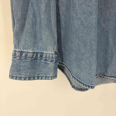 ラングラー Wrangler HERO REAL COMFORTABLES SHIRTS ボタンダウン デニムシャツ メンズ import:L
