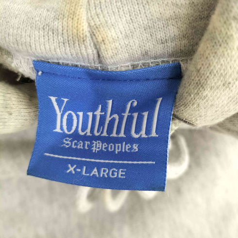 Youthful Scar Peoples ユースフル プリント パーカー メンズ XL