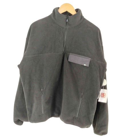 ウィンダンシー WIND AND SEA バックロゴ ハーフジップ フリース ジャケット メンズ XL
