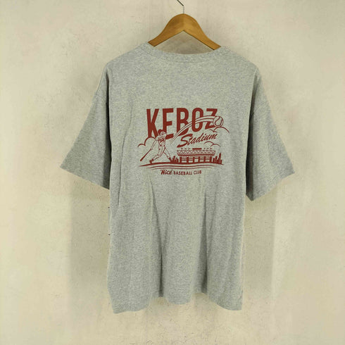ケボズ KEboz SKB TEE ベースボール デザイン クルーネック 半袖 Tシャツ メンズ L