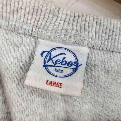 ケボズ KEboz SKB TEE ベースボール デザイン クルーネック 半袖 Tシャツ メンズ L