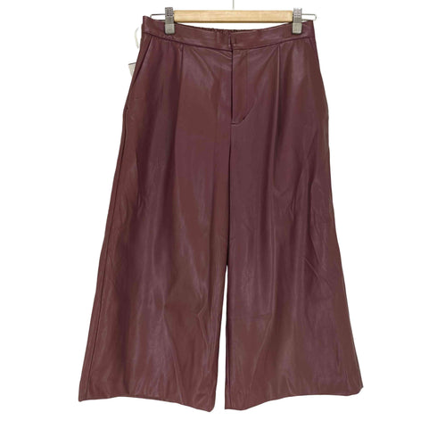 7-IDconcept フェイクレザー ガウチョパンツ レディース JPN:40