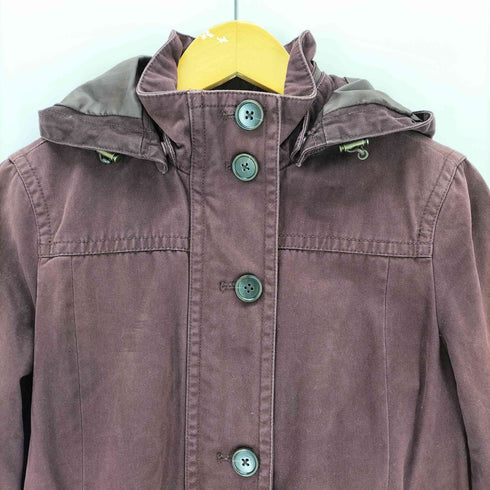 ランズエンド LANDS END 中綿フーデッドコート レディース M