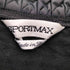 スポーツマックス SPORTMAX by Max Mara MADE IN ITALY イタリア製 縮絨 加工 キルティング パデット パフ ジャケット ブルゾン ブラック レディース EUR:42