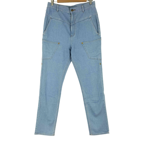 メルシーボークー mercibeaucoup サルエルデニムパンツ レディース JPN:2