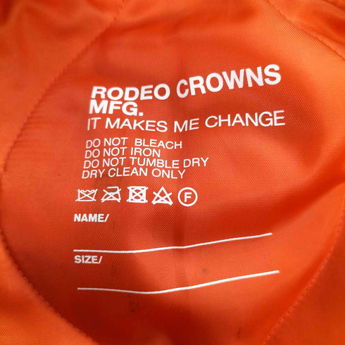 ロデオクラウンズ RODEO CROWNS PATCHES MA-1 レディース JPN:M