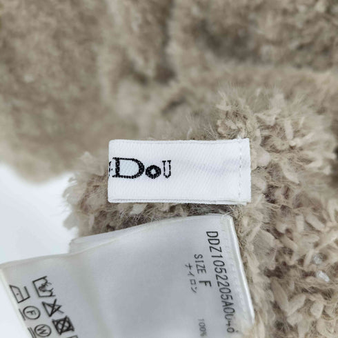 ドゥドゥ DouDou リボンヤーンフェザープルオーバー レディース FREE