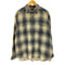 ドッカーズ DOCKERS 90-00s オンブレチェック ポケット 長袖 シャツ メンズ L
