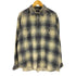 ドッカーズ DOCKERS 90-00s オンブレチェック ポケット 長袖 シャツ メンズ L