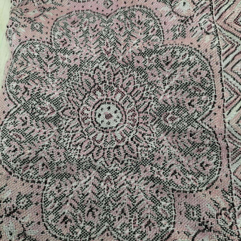 パシュミナ PASHMINA インド製 カシミヤ100% 総柄 ストール レディース