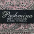 パシュミナ PASHMINA インド製 カシミヤ100% 総柄 ストール レディース