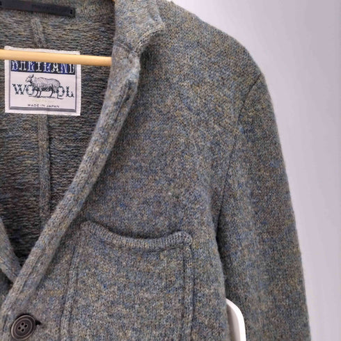 トゥモローランド TOMORROWLAND SHETLAND シェットランドウール ウール100% メランジ テーラードジャケット メンズ 48