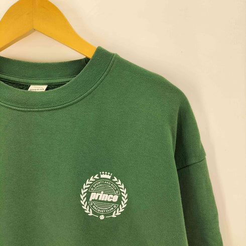 スポーティーアンドリッチ SPORTY& RICH USA製 Prince プリント スウェット プルオーバー メンズ L