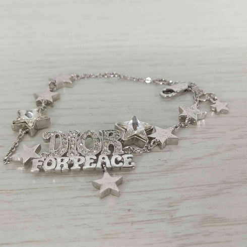 クリスチャンディオール Christian Dior OLD / DIOR FOR PEACE スター 星 ブレスレット レディース ONE SIZE