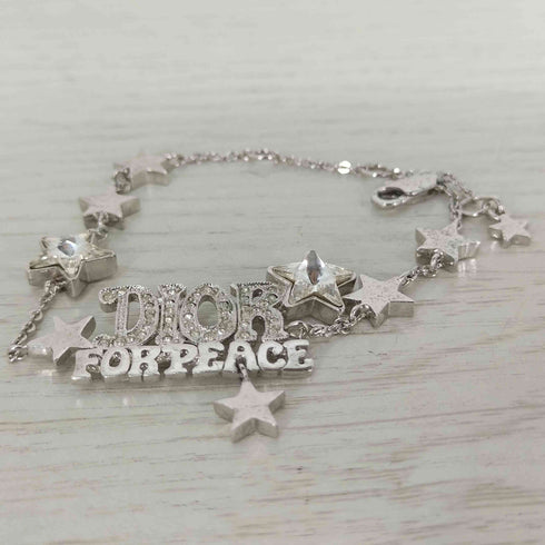 クリスチャンディオール Christian Dior OLD / DIOR FOR PEACE スター 星 ブレスレット レディース ONE SIZE