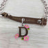 クリスチャンディオール Christian Dior OLD Dロゴ レザー チェーン コンビ チョーカー 花 フラワー レディース ONE SIZE