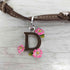 クリスチャンディオール Christian Dior OLD Dロゴ レザー チェーン コンビ チョーカー 花 フラワー レディース ONE SIZE