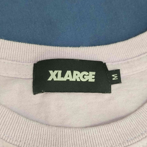 エクストララージ XLARGE HOLOGRAM LOGO ホログラムロゴ フロントプリント 半袖Tシャツ メンズ import:M