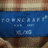 タウンクラフト TOWNCRAFT 80s ニカラグア製 ポケット チェック ボタンダウン L/S ネルシャツ メンズ import:XL
