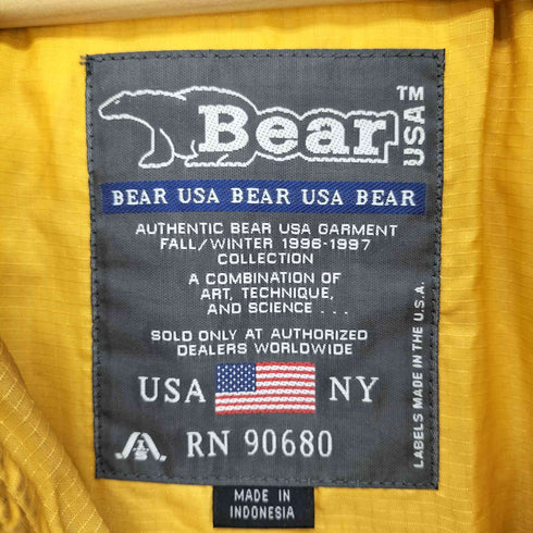 ベアーユーエスエー BEAR USA リバーシブル ダウンジャケット メンズ import:S