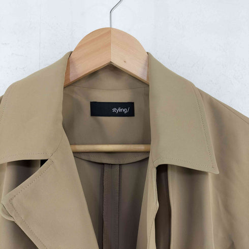 スタイリング styling 25SS ウエストギャザートレンチコート レディース 0
