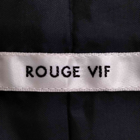 ルージュヴィフ Rouge vif 【Oggi掲載】ツィードベスト レディース FREE