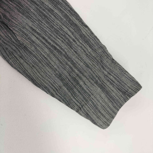 イッセイミヤケメン ISSEY MIYAKE MEN リネン混 ノーカラー シャツ メンズ JPN:2