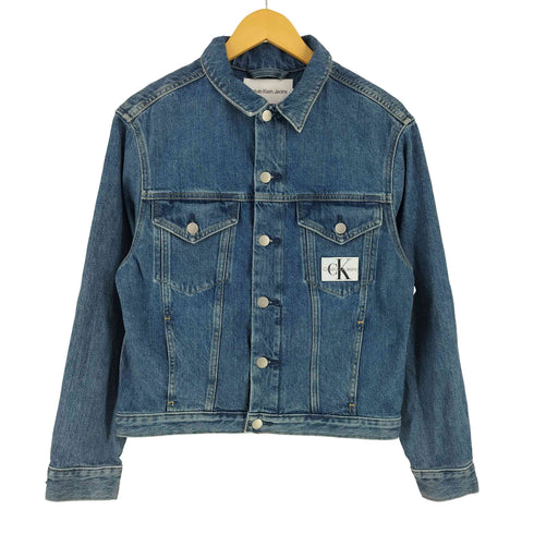 カルバンクラインジーンズ Calvin Klein Jeans ロゴパッチ デニムジャケット レディース S