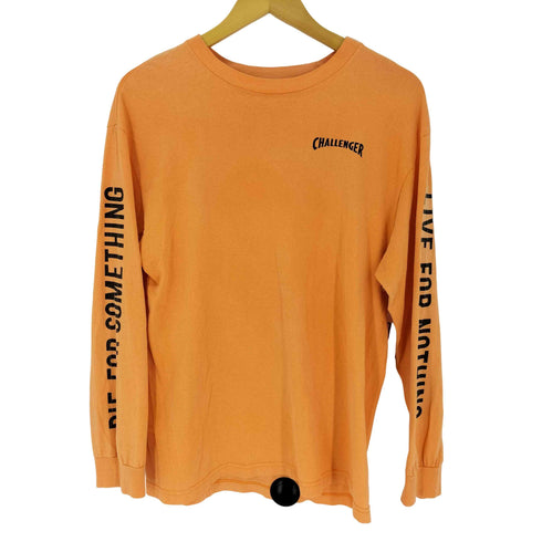チャレンジャー CHALLENGER L/S WASHED CLOWN TEE ロングスリーブL/STシャツ クラウン ピエロ メンズ import:M