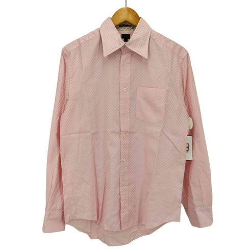 ポールスミスロンドン Paul Smith LONDON イタリア製 チェッカー折柄 襟裏花柄 ドゥエボットーニ シャツ メンズ import:L