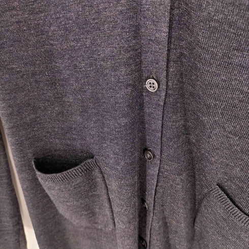 エスマックスマーラ S Max Mara ウール ロングVネック カーディガン レディース import:M