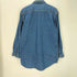 ラッキーストライク LUCKY STRIKE 90-00S OLD ダブル フラップ ポケット L/S デニム ワーク シャツ メンズ import:M