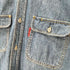 ラッキーストライク LUCKY STRIKE 90-00S OLD ダブル フラップ ポケット L/S デニム ワーク シャツ メンズ import:M