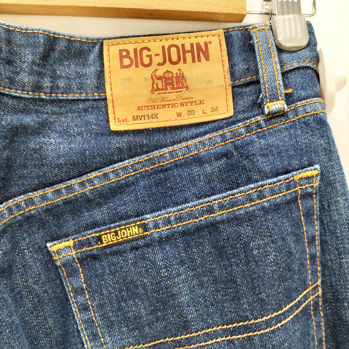 ビッグジョン BIG JOHN 90-00S OLD Lot MV114X AUTHENTIC STYLE オーセンティック スタイル ストレート デニム パンツ 児島 メンズ 30