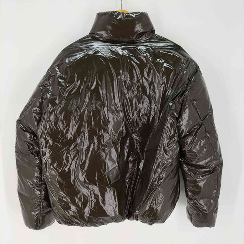 ザラ ZARA シャイニーパフジャケット 中綿 短丈 メンズ import:M