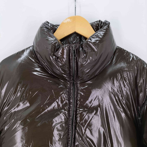 ザラ ZARA シャイニーパフジャケット 中綿 短丈 メンズ import:M