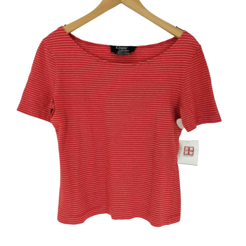 マックスマーラ MAX MARA Uネック ボーダーカットソー レディース