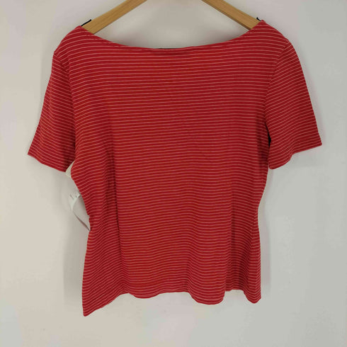 マックスマーラ MAX MARA Uネック ボーダーカットソー レディース