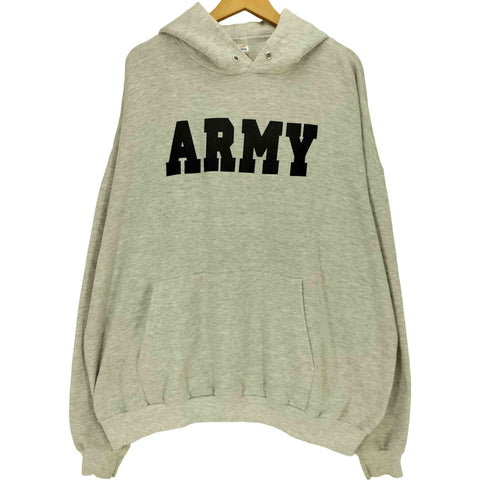 ヘインズ Hanes 90s 二枚タグ COMFORTBLEND ARMYプリント プルオーバーパーカー メンズ 3XL