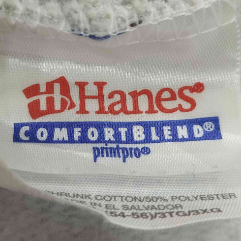 ヘインズ Hanes 90s 二枚タグ COMFORTBLEND ARMYプリント プルオーバーパーカー メンズ 3XL