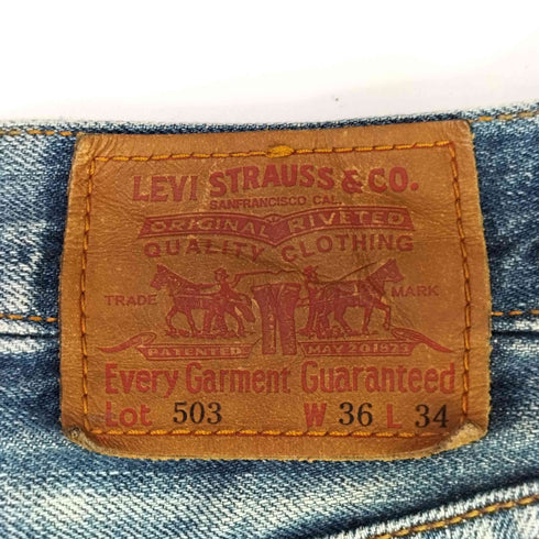 リーバイス Levis 00s フィリピン製 ボタン裏359刻印 503 ルーズストレート デニム メンズ W36