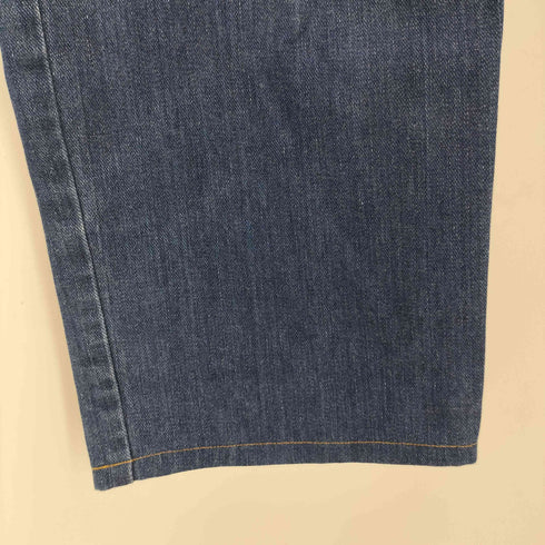 ランセル LANCEL 90S-00S OLD 刺繍 デザイン ワイド レッグ デニム パンツ Y2K メンズ 28