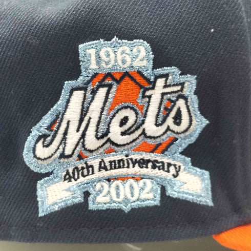 ニューエラ NEW ERA 59FIFTY 1962 40TH 2002 ベースボールチームロゴ刺繍 ベースボールキャップ メンズ 7 1/4