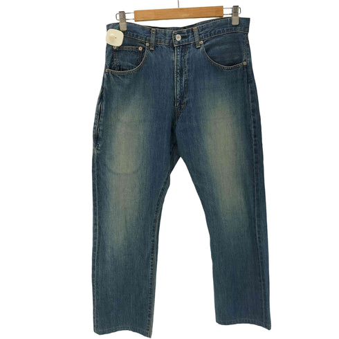 グッドイナフ GOODENOUGH GE DENIM 2003 00S サイド ジップ ギミック ストレート デニム パンツ 赤耳 メンズ 32