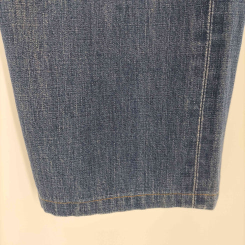 グッドイナフ GOODENOUGH GE DENIM 2003 00S サイド ジップ ギミック ストレート デニム パンツ 赤耳 メンズ 32