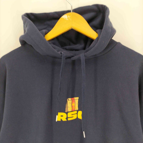 ROUGH SKETCH CLOTHING RSC ロゴプリント 裏起毛 プルオーバーパーカー メンズ JPN:L