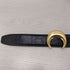 マリーンセル MARINE SERRE SMOOTH LEATHER MOON BELT ムーンバックル レザー ベルト レディース T.85