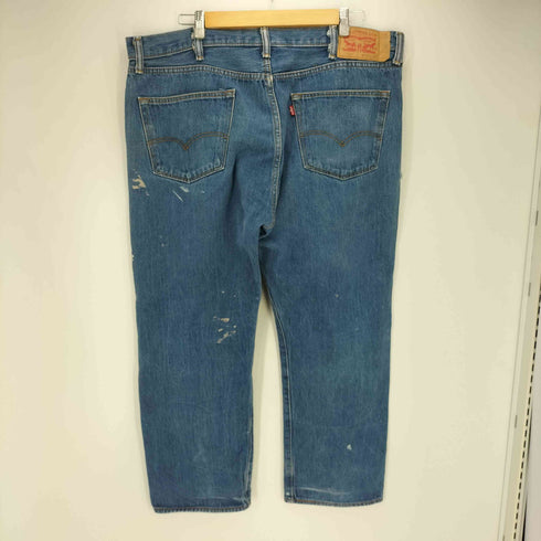 リーバイス Levis 501 ボタンフライ デニム ビッグサイズ ペンキ メンズ W42/L30