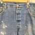 リーバイス Levis 501 ボタンフライ デニム ビッグサイズ ペンキ メンズ W42/L30