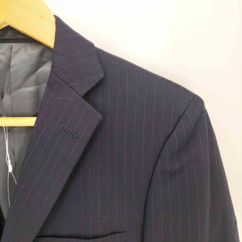 ジャーナルワークス JOURNAL WORKS ウールポリ ピンストライプ テーラードジャケット&パンツ スーツ セットアップ メンズ 92-80-170